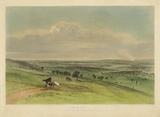 Artist: b'PROUT, John Skinner' | Title: b'Corio Bay from the Barabool Hills.' | Date: 1847 | Technique: b'lithograph, printed in colour, from two stones; additional hand-colouring'