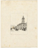 Title: b'Prahran town hall, Victoria' | Date: 1886-88 | Technique: b'wood-engraving, printed in black ink, from one block'