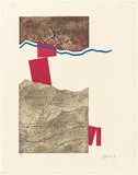 Artist: EWINS, Rod | Title: not titled. | Date: 1970 | Technique: woodcut, relief-etching, stringprint