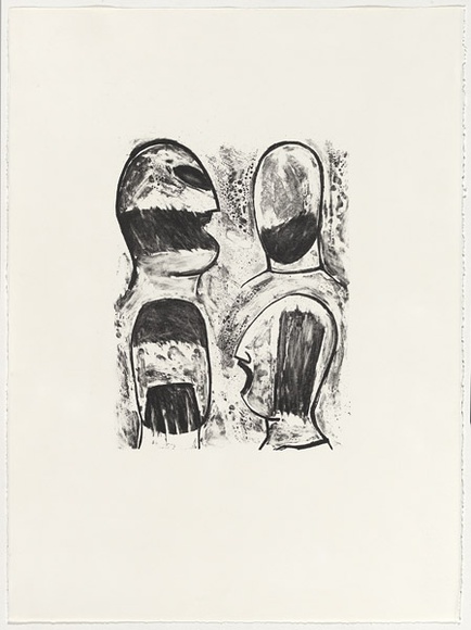Artist: Boag, Yvonne. | Title: Bound. | Date: 05 August 1994 | Technique: lithograph, printed in black ink, from one plate