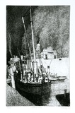 Artist: Dunlop, Brian. | Title: Waterfront. | Date: 1989 | Technique: etching and aquatint