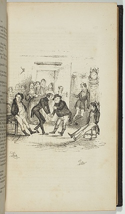 Title: not titled [men dancing] | Date: 1838 | Technique: lithograph, printed in black ink, from one stone