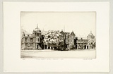 Artist: PLATT, Austin | Title: Prince Alfred College, Adelaide | Date: 1936 | Technique: etching, printed in black ink, from one plate