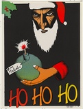 Artist: MEGALO GRAFIX | Title: For Malcolm, Ho Ho Ho | Date: 1981 | Technique: screenprint, printed in colour, from five stencils