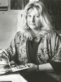 Artist: Heath, Gregory. | Title: Portrait of Dorte Conroy, Australian printmaker, 1993 | Date: 1993
