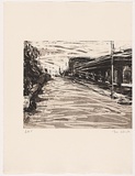 Artist: Quilty, Ben. | Title: The white ute [A]. | Date: 2004 | Technique: etching and aquatint, printed in black ink, from two plates