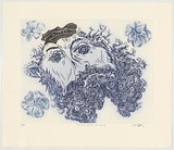 Title: b'Mail from Vincent' | Date: 2007 | Technique: b'hardground etching and aquatint, printed in colour, from one copper plate; inked a-la-poupee'