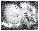 Artist: BOYD, Arthur | Title: The gift of a lamb. | Date: (1965) | Technique: lithograph, printed in black ink, from one plate
