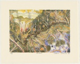 Artist: b'Robinson, William.' | Title: b'Bushfire' | Date: 1998 | Technique: b'lithograph, printed in colour, from seven stones [or plates]'