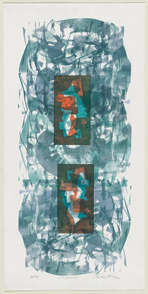 Artist: b'KING, Grahame' | Title: b'Configuration' | Date: 1985 | Technique: b'lithograph, printed in colour, from five stones [or plates]'