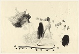 Artist: b'Watson, Judy.' | Title: b'salt water country' | Date: 1994 | Technique: b'lithograph, printed in black ink, from one stone' | Copyright: b'\xc2\xa9 Judy Watson. Licensed by VISCOPY, Australia'