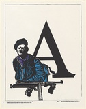 Title: b'Sabate' | Date: 1976 | Technique: b'screenprint, printed in colour, from two stencils'
