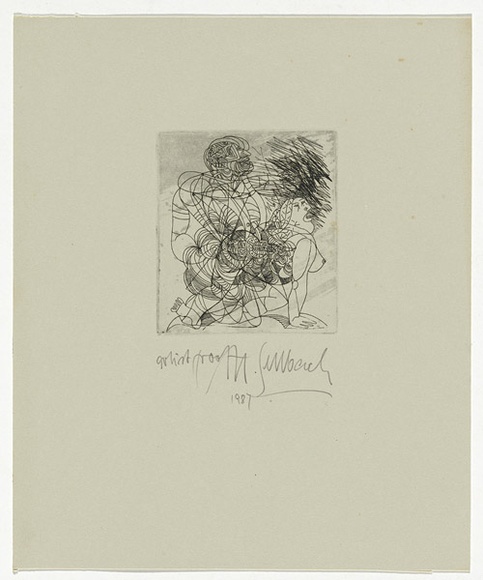 Artist: b'SELLBACH, Udo' | Title: b'not titled' | Date: 1960-80 | Technique: b'etching'