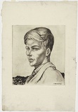 Artist: Grey, F. Millward. | Title: Jim, an Australian boy. | Date: c.1935 | Technique: drypoint, printed in dark brown ink, from one plate