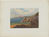 Artist: Chevalier, Nicholas. | Title: Refuge Cove, Wilson's Promontory | Date: 1865 | Technique: lithograph, printed in colour, from multiple stones