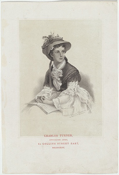 Artist: Turner, Charles. | Title: (Portrait of a girl) [recto]; Lady Hopetoun [verso] | Date: c.1874 | Technique: lithograph, printed in colour, from multiple stones [or plates]