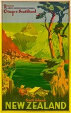 Artist: b'UNKNOWN' | Title: b'South Island, New Zealand' | Date: 1920-40 | Technique: b'lithograph, printed in colour, from multiple plates'