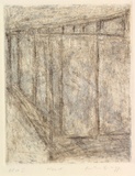 Artist: Bragge, Anita. | Title: House | Date: 1998, December | Technique: etching, sugarlif and aquatint, printed in colour, from two plates