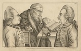Artist: b'Collier, John.' | Title: bAnd fashion here hath play'd her wildest pranks, In dressing Plato, Solander, and Banks. | Date: 1773 | Technique: b'engraving, printed in black ink, from one copper plate'