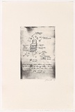 Artist: b'Bennett, Gordon.' | Title: b'not titled [river stones]' | Date: 1993 | Technique: b'soft-ground etching, printed in black ink, from one plate' | Copyright: b'\xc2\xa9 Gordon Bennett, Licensed by VISCOPY, Australia'