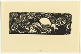 Artist: Counihan, Noel. | Title: Who drives them on?. | Date: 1950 | Technique: linocut, printed in black ink, from one block