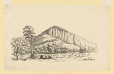 Title: Mount Luke | Date: 1855 | Technique: lithograph, printed in black ink, from one stone