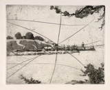 Artist: b'FEINT, Adrian' | Title: b'Milsons Point [Plate two].' | Date: c.1922 | Technique: b'etching, printed in black ink, from one plate' | Copyright: b'Courtesy the Estate of Adrian Feint'