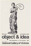 Artist: b'UNKNOWN' | Title: b'Object and idea, National Gallery of Victoria' | Date: 1973 | Technique: b'offset- lithograph'