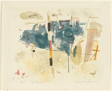 Artist: b'MACQUEEN, Mary' | Title: b'Sea breeze' | Date: c.1968 | Technique: b'lithograph, printed in colour, from multiple plates' | Copyright: b'Courtesy Paulette Calhoun, for the estate of Mary Macqueen'