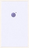 Title: not titled [purple stamp of concentric circles] | Date: 2007 | Technique: hand-stamped postcard