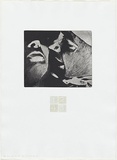 Artist: b'MADDOCK, Bea' | Title: b'Four by two III' | Date: 1977, September-November | Technique: b'photo-etching,aquatint and stipple, printed in black ink, from five plates'