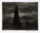 Artist: b'Glover, Allan.' | Title: b'Dawn' | Date: 1929 | Technique: b'aquatint, printed in warm black ink, from one plate'