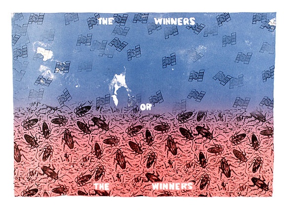 Artist: b'COLEING, Tony' | Title: b'Or the winners.' | Date: 1985-86 | Technique: b'lithograph, printed in colour, from multiple stones [or plates]'