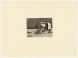 Artist: Dunlop, Brian. | Title: Cement mixer | Date: 1983 | Technique: etching and aquatint, printed in black ink, from one plate