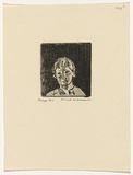 Artist: WILLIAMS, Fred | Title: Daniel Smith | Date: 1964-65 | Technique: etching, drypoint, flat biting, printed in black ink, from one copper plate | Copyright: © Fred Williams Estate