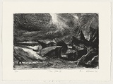 Artist: b'AMOR, Rick' | Title: b'The sea II.' | Date: 1995 | Technique: b'etching, printed in black ink, from one plate'