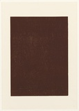 Artist: b'Nixon, John.' | Title: b'Self-portrait II (Non-objective composition)' | Date: 1988 | Technique: b'woodcut, printed in red ink, from one plywood block'