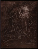 Artist: BOYD, Arthur | Title: Plate 18: Jonah page 125. God's benediction. | Date: 1972-73 | Technique: etched plate | Copyright: This work appears on screen courtesy of Bundanon Trust