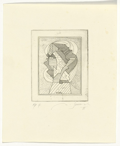 Artist: b'SELLBACH, Udo' | Title: b'not titled' | Date: 1960-80 | Technique: b'etching'