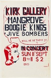 Artist: Stripes, Peter. | Title: Kirk Gallery - Mangrove boogie kings | Date: 1978 | Technique: screenprint, printed in colour, from multiple stencils