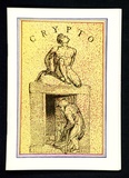 Artist: VARIOUS ARTISTS | Title: Crypto Graphic (Men going indoor). | Date: 1990 | Technique: offset-lithograph