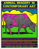 Artist: b'Cullen, Gregor.' | Title: b'Animal imagery in contemporary art.' | Date: 1983 | Technique: b'screenprint, printed in colour, from five stencils' | Copyright: b'\xc2\xa9 Michael Callaghan'