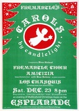 Artist: b'Cook, James.' | Title: bFremantle's Carols by candlelight. | Date: 1989 | Technique: b'screenprint, printed in colour, from two stencils'