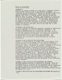 Artist: b'Burn, Ian.' | Title: b'Notes on procedures' | Date: 1967 | Technique: b'photocopy sheet'