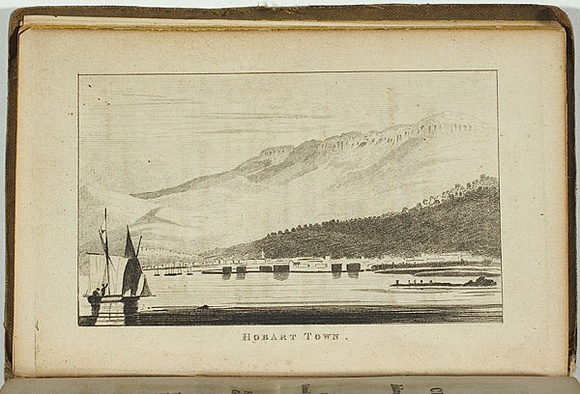 Title: b'Hobart Town.' | Date: 1830 | Technique: b'engraving, printed in black ink, from one plate'