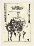 Artist: b'SELLBACH, Udo' | Title: b'(Lithograph)' | Date: 1966 | Technique: b'lithograph, printed in black ink, from one stone [or plate]'