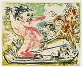 Artist: BOYD, Arthur | Title: not titled. | Date: c.1965 | Technique: monotype | Copyright: This work appears on screen courtesy of Bundanon Trust