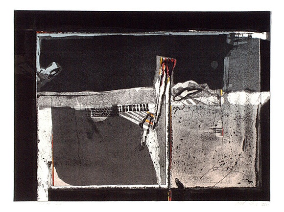 Artist: b'Leti, Bruno.' | Title: b'Shaft' | Date: 1975 | Technique: b'etching, printed in colour, from multiple plates'