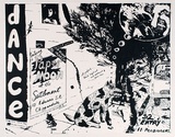 Artist: b'WORSTEAD, Paul' | Title: b'Dance featuring Paper moon at the Settlement...26 March [1976]..' | Date: 1976 | Technique: b'screenprint, printed in black ink, from one stencil' | Copyright: b'This work appears on screen courtesy of the artist'