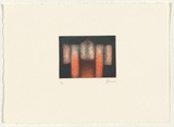 Artist: b'Perrow, Deborah.' | Title: b'not titled [Kimono]' | Date: 1988 | Technique: b'etching and aquatint, printed in colour, from two zinc plates'